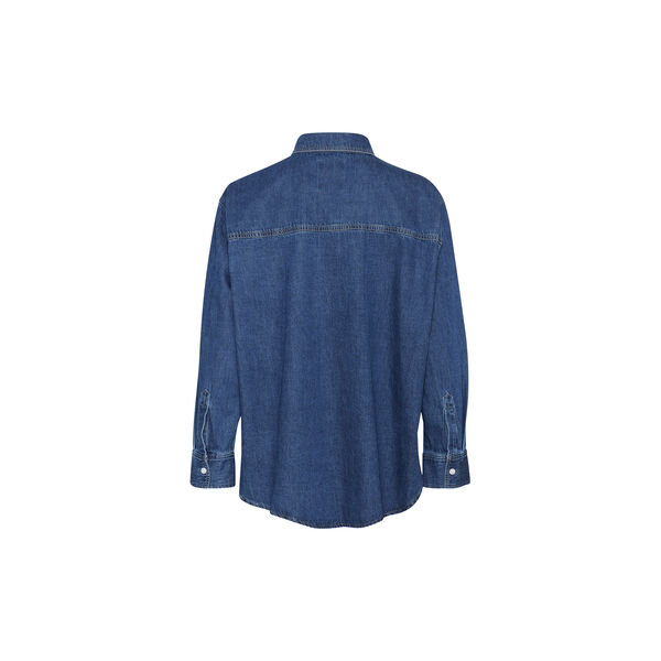 CollettePW Shirt, medium blue denim, Part Two