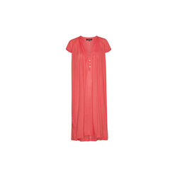 Short Sleeve Long Dress, spiced coral, Ilse Jacobsen Hornb&aelig;k