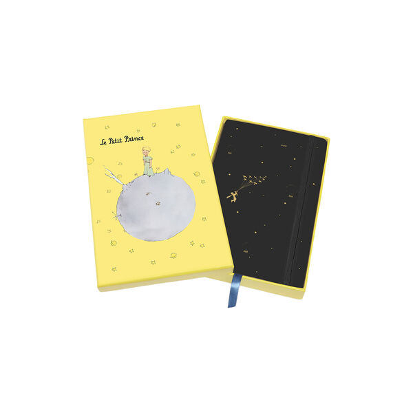 Le Petit Prince Collection Box Notebook linjert, sort/gul Le Petit Prince Collection Box Notebook linjert, sort/gul, Moleskine