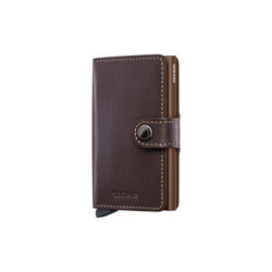 Miniwallet - Lommebok med kortholder, brown, Secrid