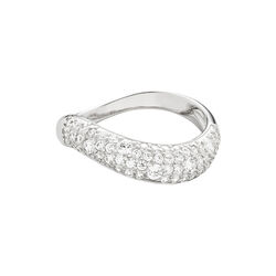 Wave Pave Ring, Philippa Studios