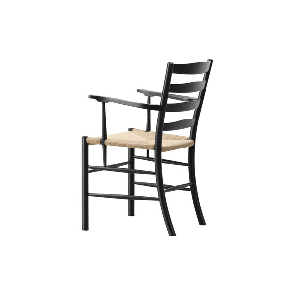 Klint Armchair, svartlakkert eik, Fredericia Furniture