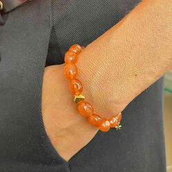 Vilma armb&aring;nd, orange, Nuni Copenhagen