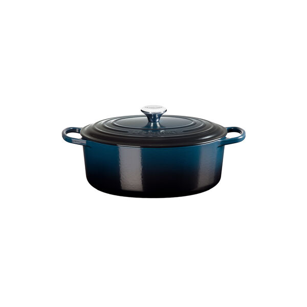 Signature oval gryte 31 cm, nuit, Le Creuset