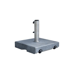 Parasolfot med hjul, matt grå, Cane-line