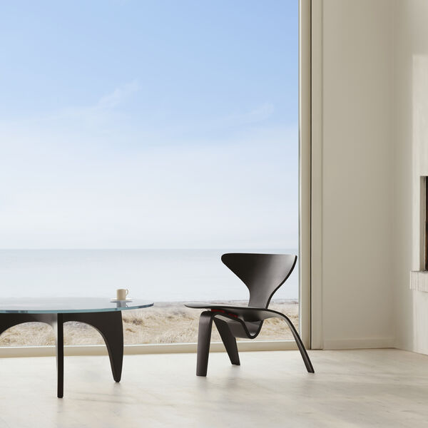 PK0 A&trade; loungestol, svart, Fritz Hansen