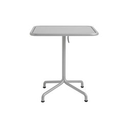 Deville Table Silver grey powder coated aluminium frame, silver grey, HAY