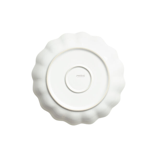 Basic Oyster sk&aring;l 24 cm, white, Mateus