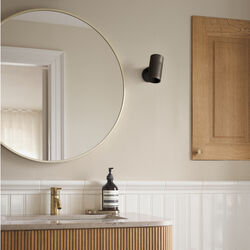 Patrone Small Wall Lamp, brown/brass, Thorup Copenhagen