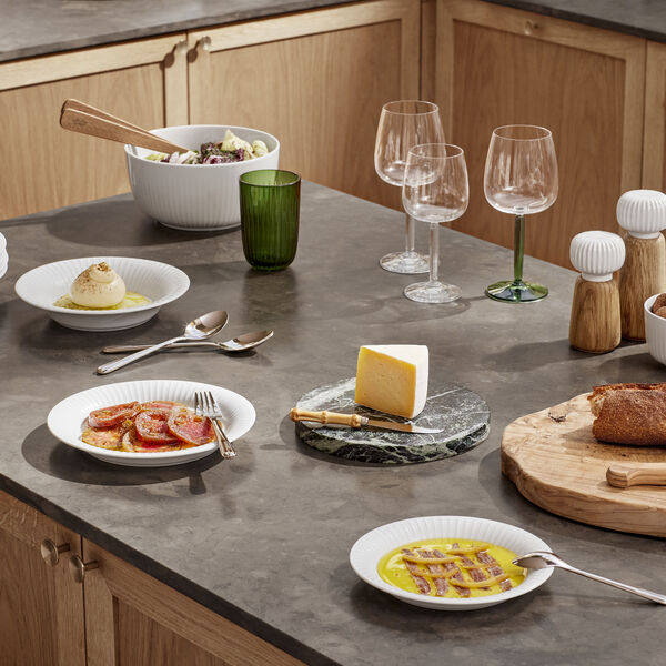 Hammersh&oslash;i dyp tallerken 21 cm, hvit, K&auml;hler