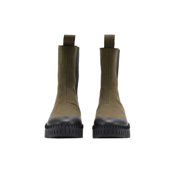 Lange Chelsea støvler, dyp oliven svart, Ilse Jacobsen Hornbæk