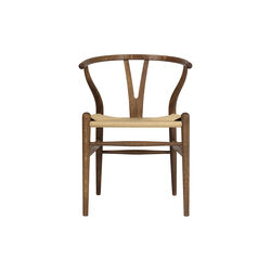 CH24, r&oslash;kt eik/naturflett, Carl Hansen & S&oslash;n