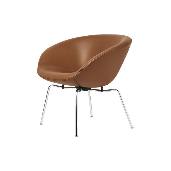 Gryden&trade; loungestol, cognac, Fritz Hansen