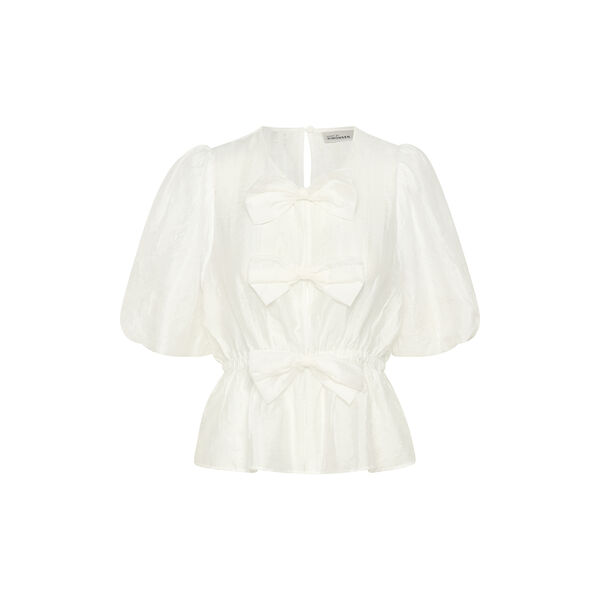 KBUmami Blouse, bright white, Karen by Simonsen