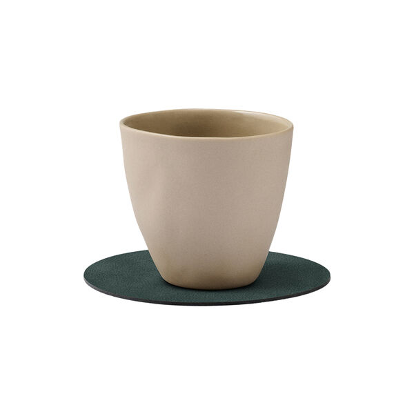 Nupo glassbrikke Circle, dark green, LIND DNA