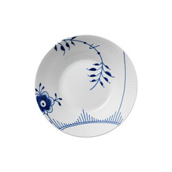 Blå Mega Riflet dyp tallerken, Royal Copenhagen