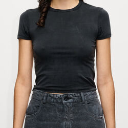 Vile t-shirt, washed black cupro, HOPE