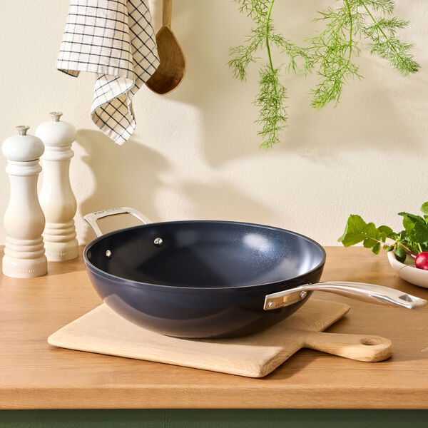 Ceramic wokpanne &Oslash; 30 cm, Le Creuset