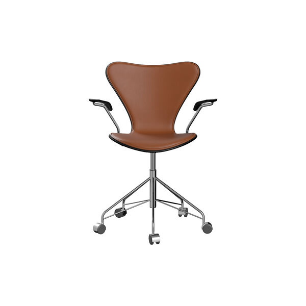 Series 7™ 3217 polstret kontorstol, Essential walnut, Fritz Hansen