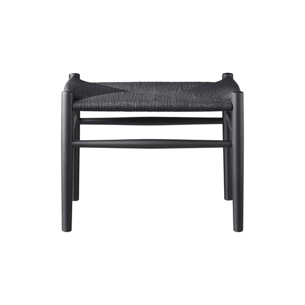 J83 skammel, sort, FDB Møbler