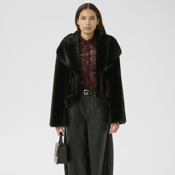 GZkenna jacket, dark brown, Gestuz