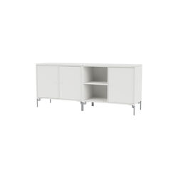SAVE Lowboard med ben i krom, 01 white, Montana Furniture