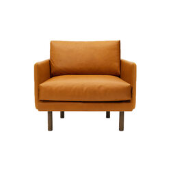 Emo lenestol, SemiAni Cognac/røkt eik, Bruunmunch Furniture