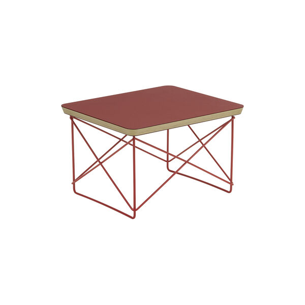 Occasional Table LTR, dark brick/classic red, Vitra 