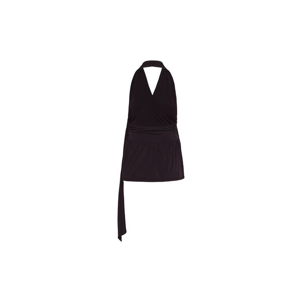 GZseren halterneck top, deep plum, Gestuz