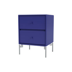 DRIFT nattbord med ben, monarch/aluminium, Montana Furniture