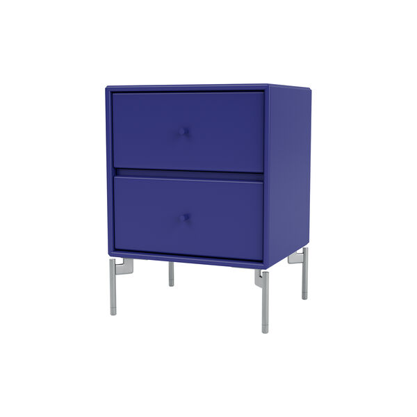 DRIFT nattbord med ben, monarch/aluminium, Montana Furniture