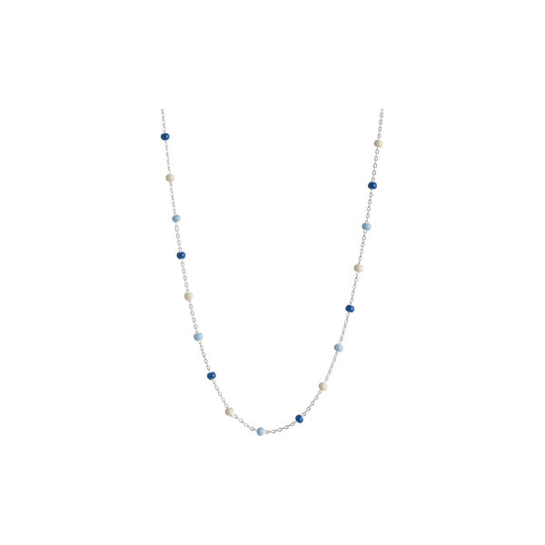 Lola halskjede, s&oslash;lv/marine, ENAMEL Copenhagen