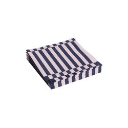 Pattern servietter lunch, light pink/dark blue pillar stripe, HAY
