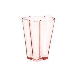 Alvar Aalto vase, salmon pink, Iittala