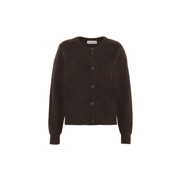 Kora cardigan, seal brown, Minimum