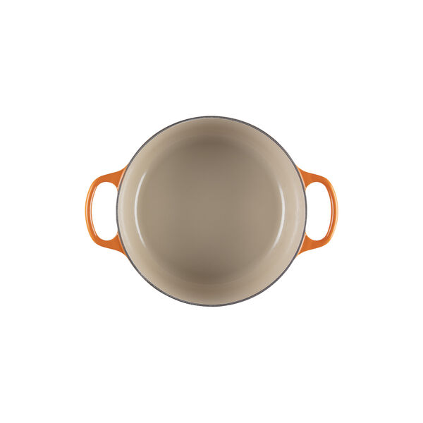 Signature st&oslash;pejern rund gryte &Oslash; 24 cm, volcanic, Le Creuset