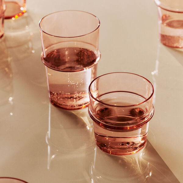 Boya H&oslash;yt glass 2 stk., blush, Ferm Living