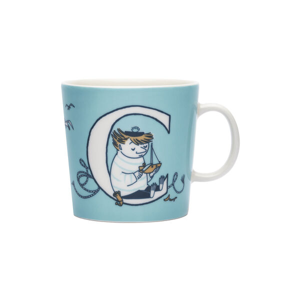 Mummi krus 40 cl Alfabet C, Moomin Arabia