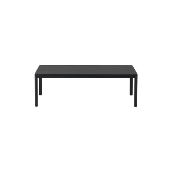 Workshop Coffee Table, black linoleum/black, Muuto