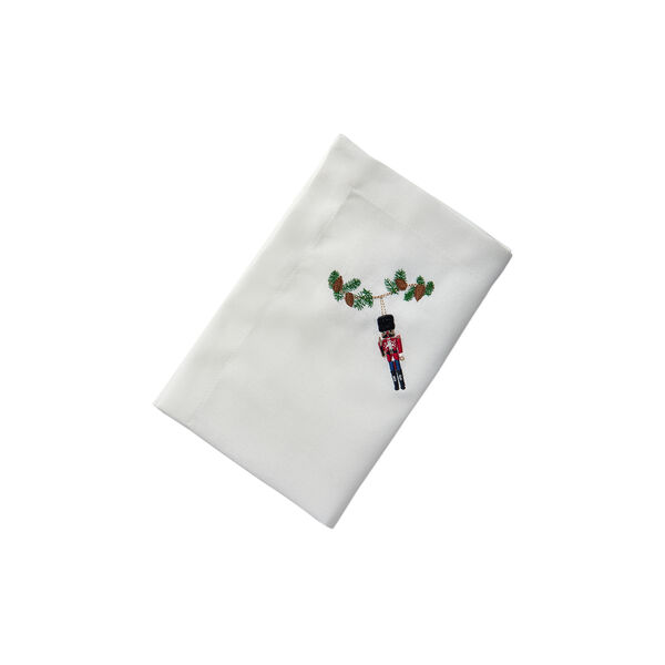 Juleserviett med nøtteknekker, Langkilde & Søn