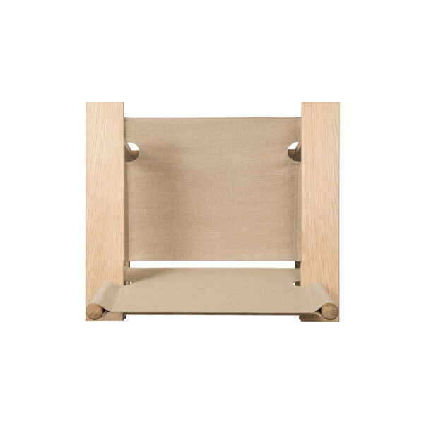 The Canvas Chair loungestol, såpebehandlet eik/kanvas The Canvas Chair loungestol, såpebehandlet eik/kanvas, Fredericia Furniture