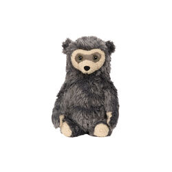 Brillebjørn bamse, grå, Blafre