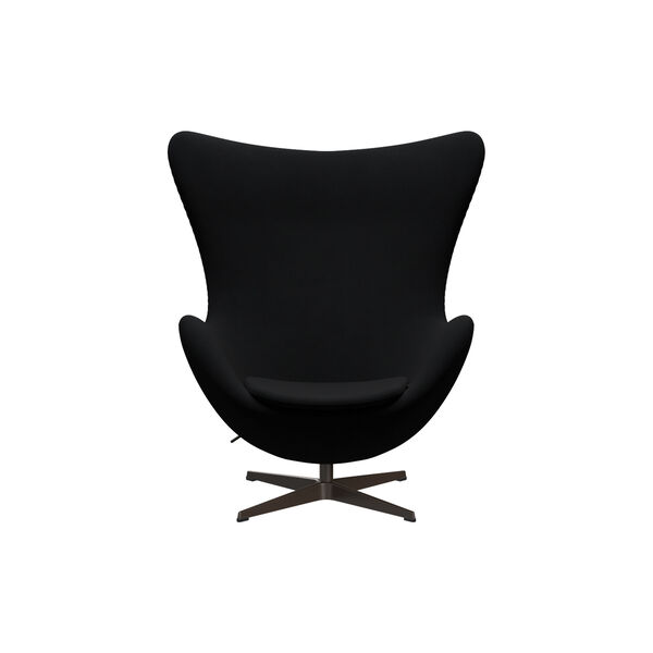 Egg&trade; 3316 loungestol, Christianshavn 1175 black uni/brown bronze, Fritz Hansen
