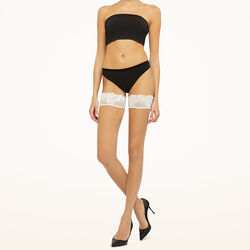 Nude 8 Lace Stay-Up, fairly light/white, Wolford