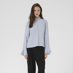 KBDenise Blouse, subdued blue, Karen by Simonsen