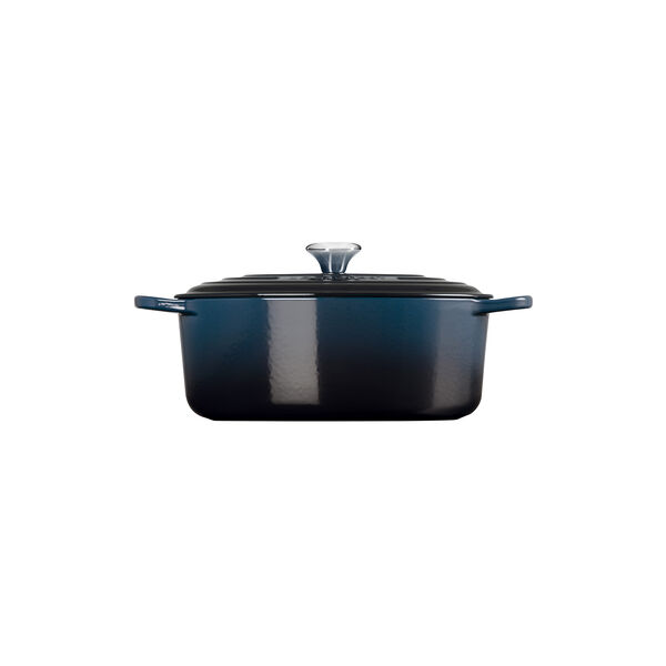 Signature st&oslash;pejern oval gryte &Oslash; 31 cm, nuit, Le Creuset
