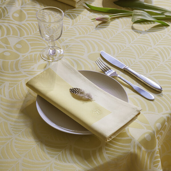 Easter Damaskduk, lemon curd, Georg Jensen Damask