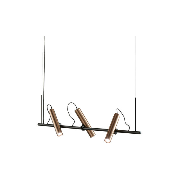 Spirit S1000 taklampe, black/rose gold, LIGHT-POINT