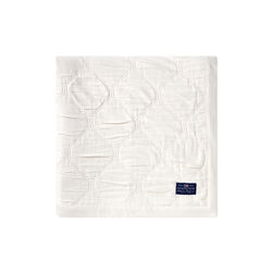 Jacquard Organic Cotton Bedspread | Lt Beige | Sengeteppe, Lexington