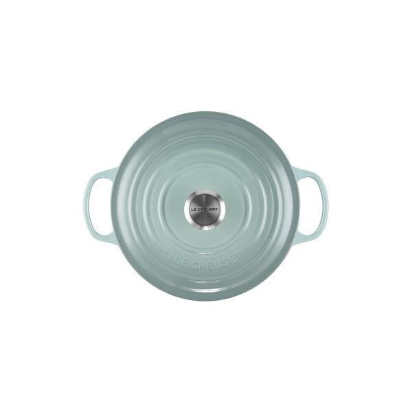 Signature rund gryte &Oslash; 26 cm, sea salt, Le Creuset